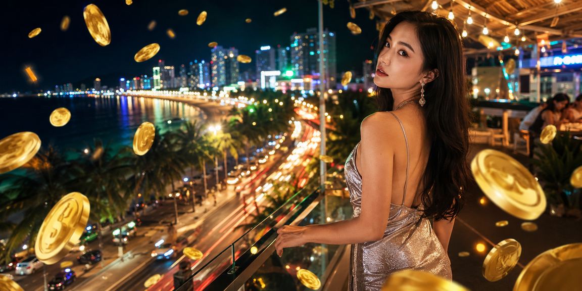 Người chơi thư giãn bên bãi biển Nha Trang, tận hưởng giải trí có trách nhiệm